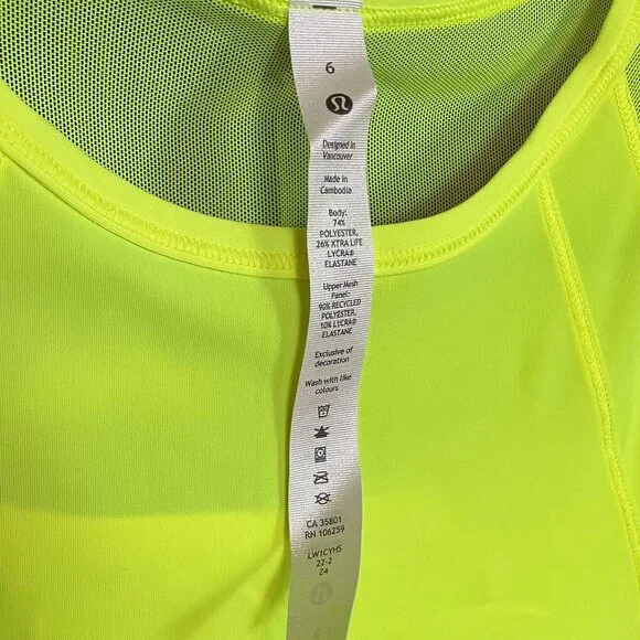 Lululemon | Electric Lemon Sculpt Tank Top NWT - Picture 6 of 7